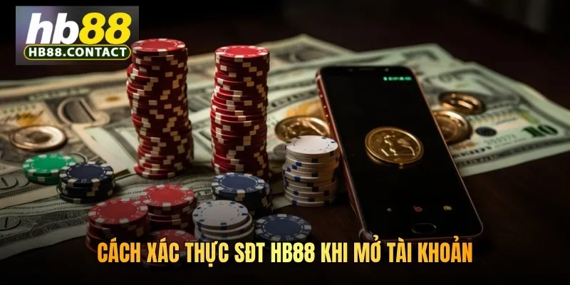 Cách xác thực sđt HB88 khi mở tài khoản
