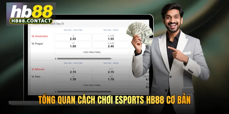 Cách Chơi Esports HB88 - Hướng Dẫn Đầy Đủ Từ A Đến Z 2 Tổng quan cách chơi Esports HB88 cơ bản